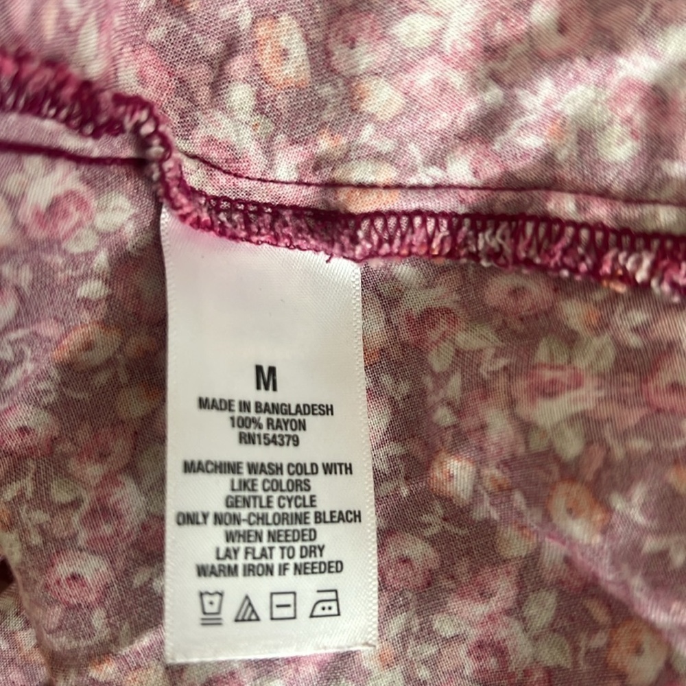 Aeropostale Pink Ruffled Tiered Mini Skirt 310 - Picture 9 of 9